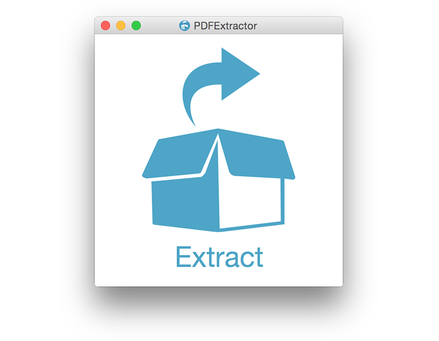 PDFExtractor screenshot